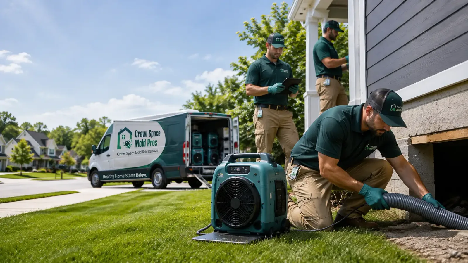 Crawl Space Mold Removal in Lanesville, IN